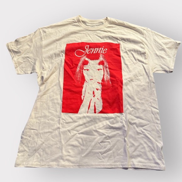 Jenni Other - Jennie Graphic T-Shirt White Red Print Size XL